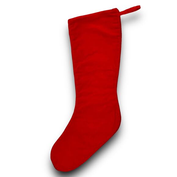 Handmade Vintage Needlepoint Needlework Christmas Stocking Santa Face Wool ? - Picture 5 of 5